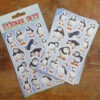 packet of puffin stickers